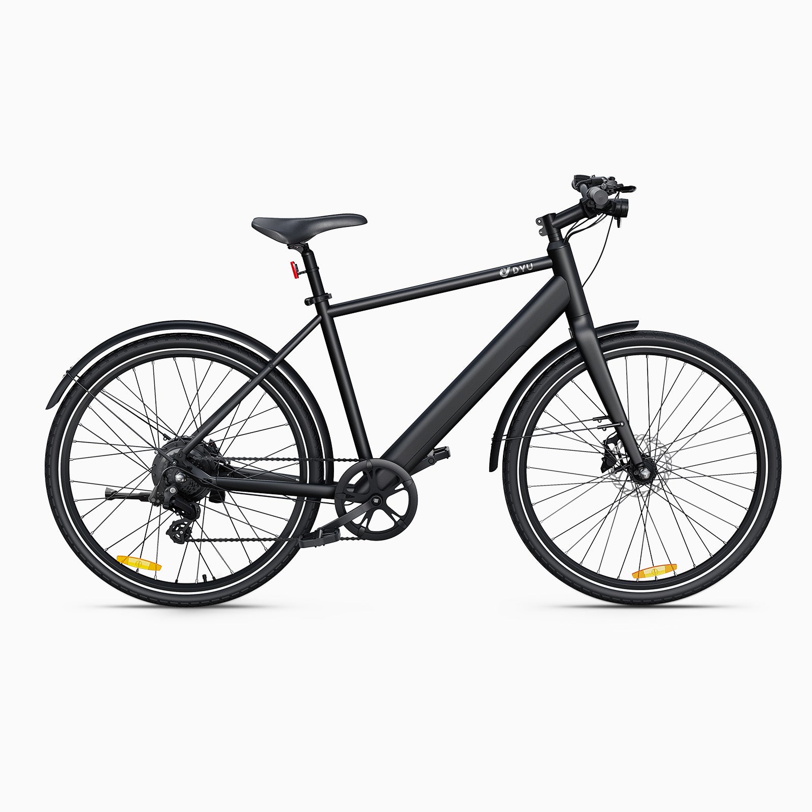 Vélo électrique noir moderne avec cadre léger et design minimaliste pour la ville. Vélo électrique noir moderne avec cadre léger et design minimaliste pour la ville.