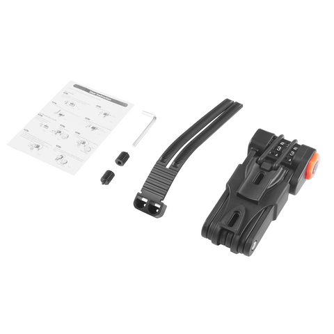 Bloque de combinaison noir pour vélo avec instructions et accessoires d'installation Bloque de combinaison noir pour vélo avec instructions et accessoires d'installation