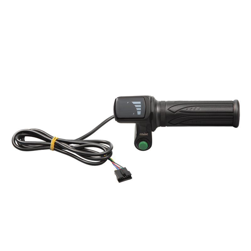 Manette d'accélérateur Twist pour vélo électrique DYU avec affichage de tension Manette d'accélérateur Twist pour vélo électrique DYU avec affichage de tension