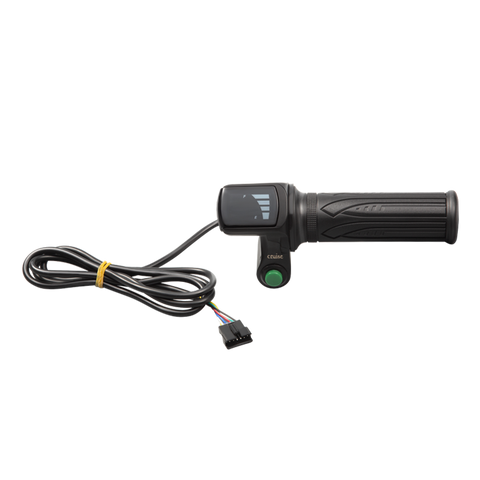 Manette d'accélérateur Twist pour vélo électrique DYU avec affichage de tension Manette d'accélérateur Twist pour vélo électrique DYU avec affichage de tension