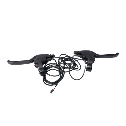 Leviers de frein DYU D3+ avec câbles, installation facile pour vélo électrique. Leviers de frein DYU D3+ avec câbles, installation facile pour vélo électrique.