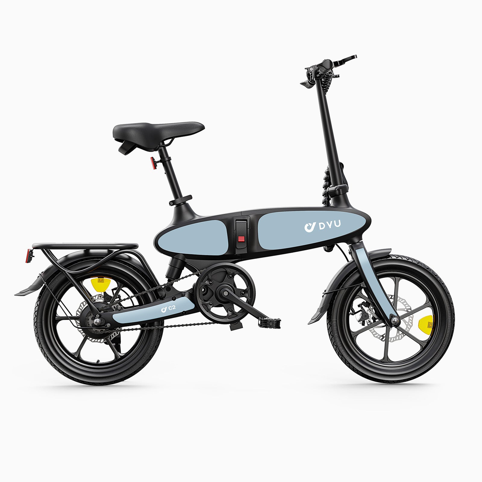 DYU C2 16-inch folding electric bike with modern design and features