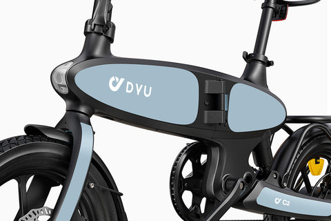 Vélo électrique entièrement pliant DYU C2 de 16 pouces