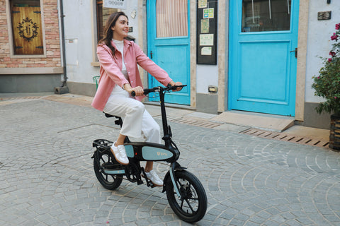 Vélo électrique entièrement pliant DYU C2 de 16 pouces