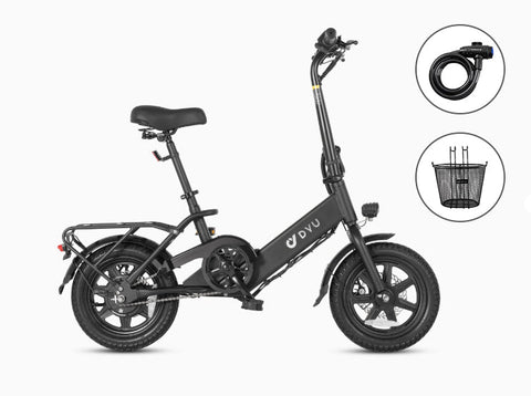 Vélo électrique pliant DYU C3 14 pouces