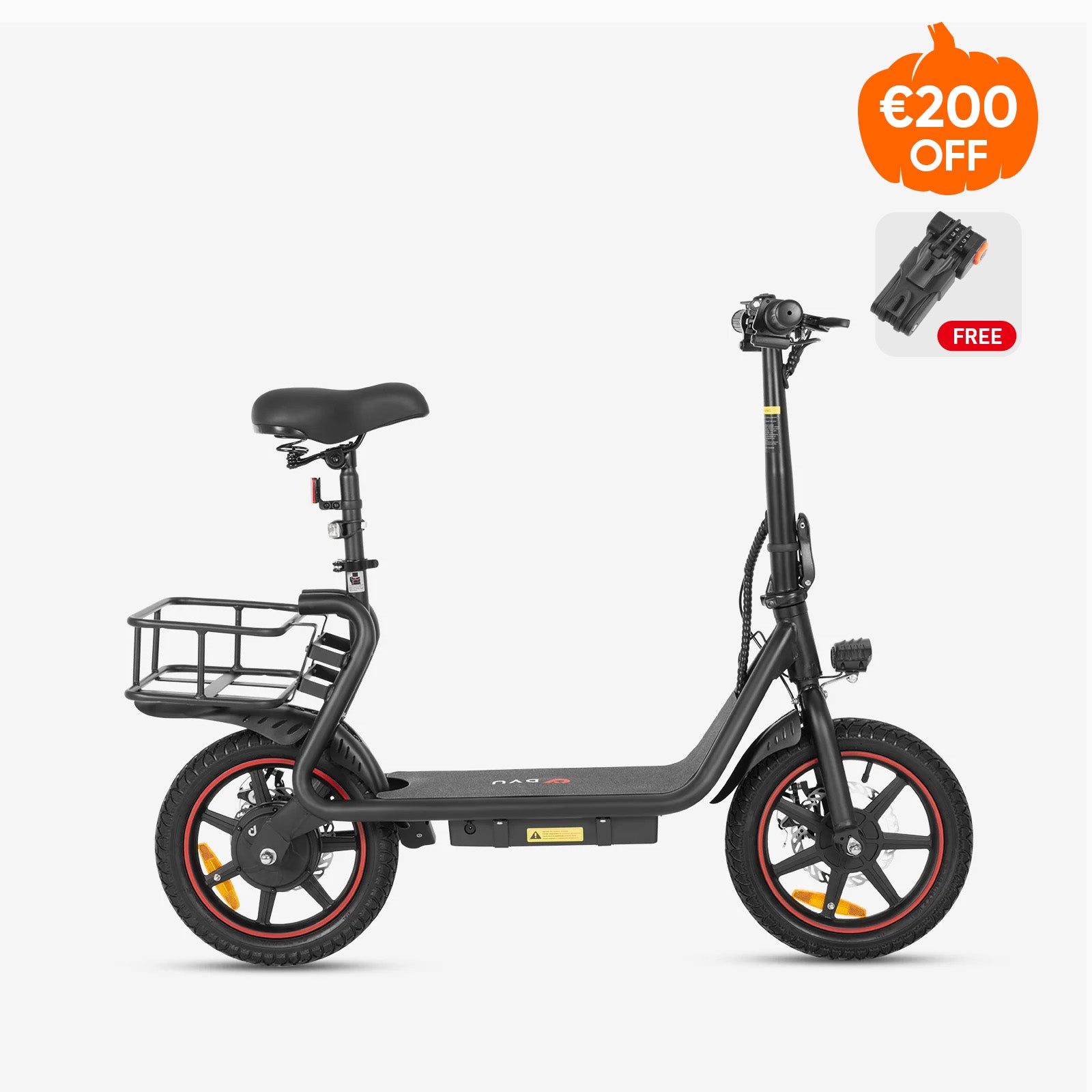 Vélo électrique pliable DYU C4 14 pouces