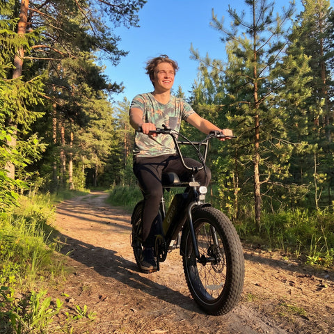 DYU UX BMX 20 Inch Fat Tire Electric Bike