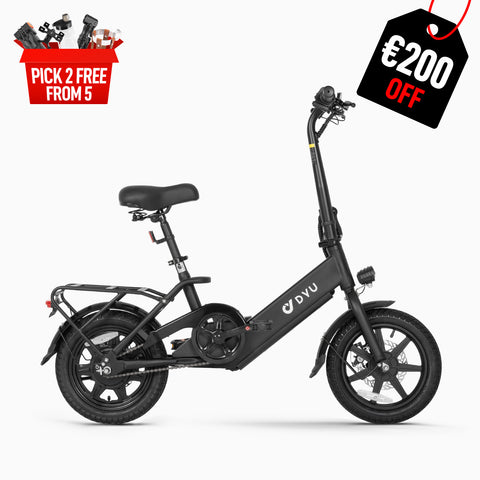 Vélo électrique pliant DYU C3 14 pouces